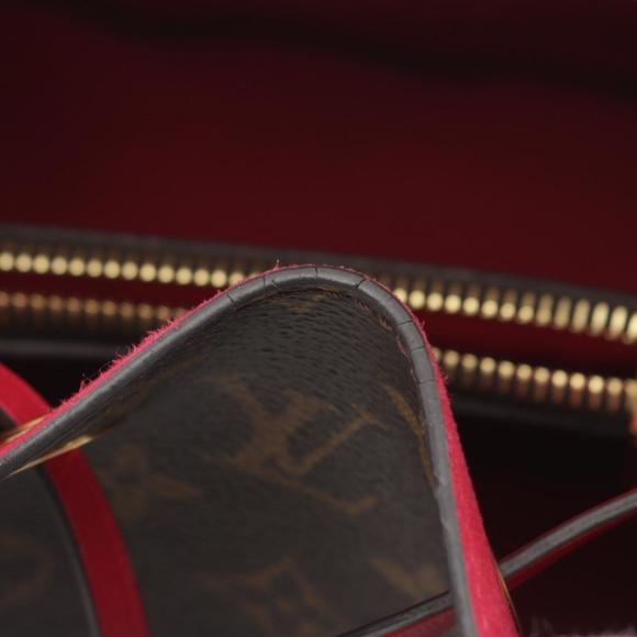 LOUIS VUITTON NeoNoe Monogram Freesia Shoulder Bag Coated Canvas Leather Brown P - Picture 7 of 9